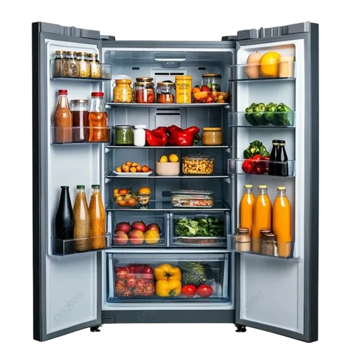 Double door fridge